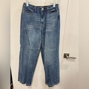 Women's Classic Blue Straight Leg Jeans